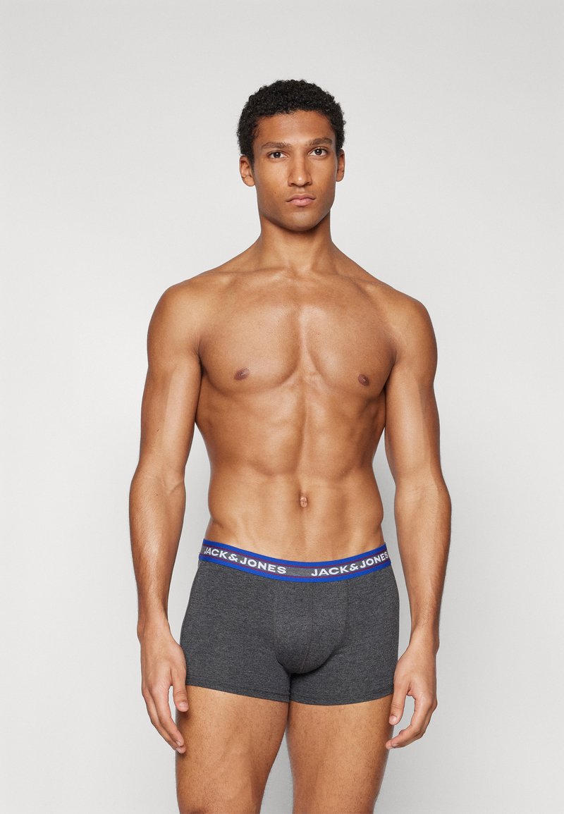 Jack & Jones JACSOLID TRUNKS 12 PACK - Boxerbriefs - dark grey