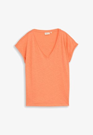 TOM TAILOR DENIM, Základné tričko - bright coral