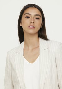 Lee Cooper FATIA STRIPE - Blazer - cream stripe