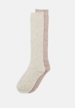 2 PACK - Knæstrømper - taupe