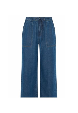 Yours Clothing, PLUS SIZE WIDE LEG TROUSERS - Wide leg - royal blue
