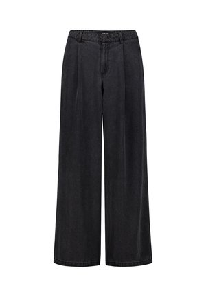 zero, Wide Leg - black denim