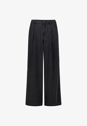 zero, Wide Leg - black denim