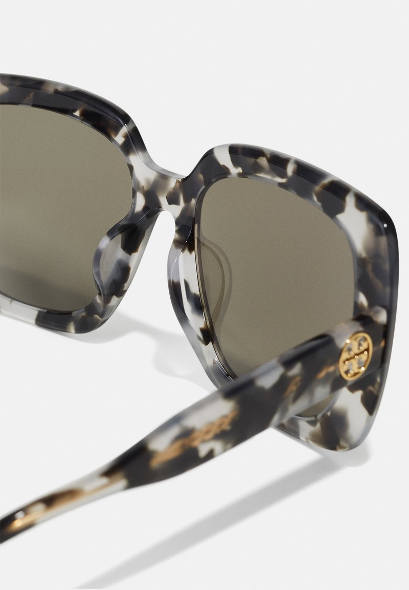 Tory Burch Tortoise and White Sunglasses Tory Burch TY7208U L (54 - 17) with Grey lenses and Black  main image 3
