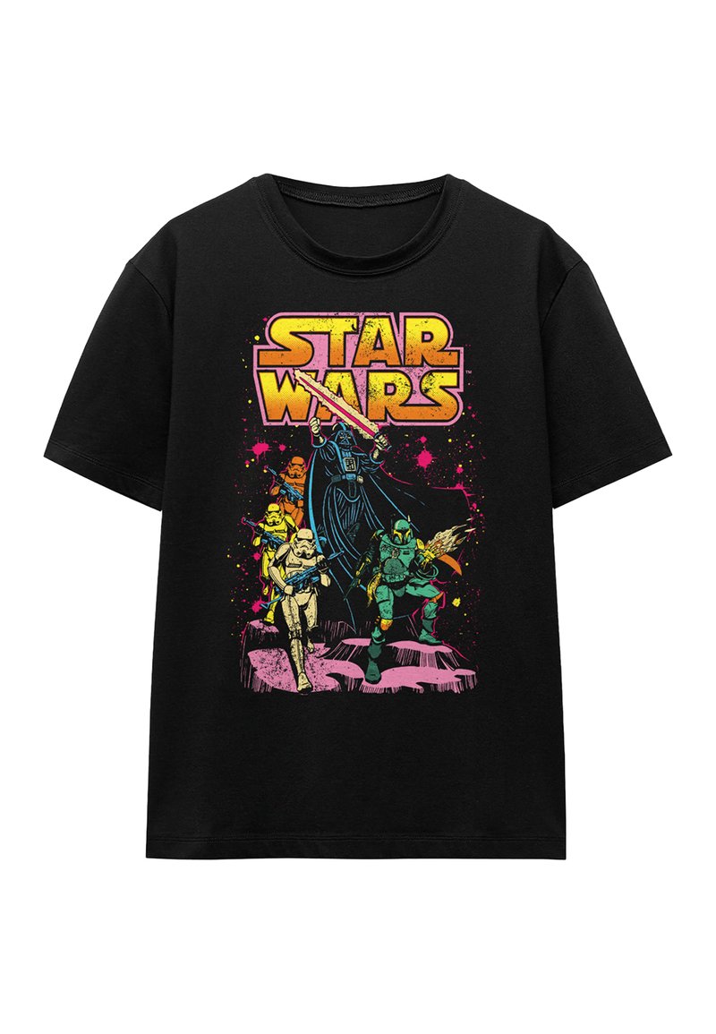 Star Wars T-shirt print zwart