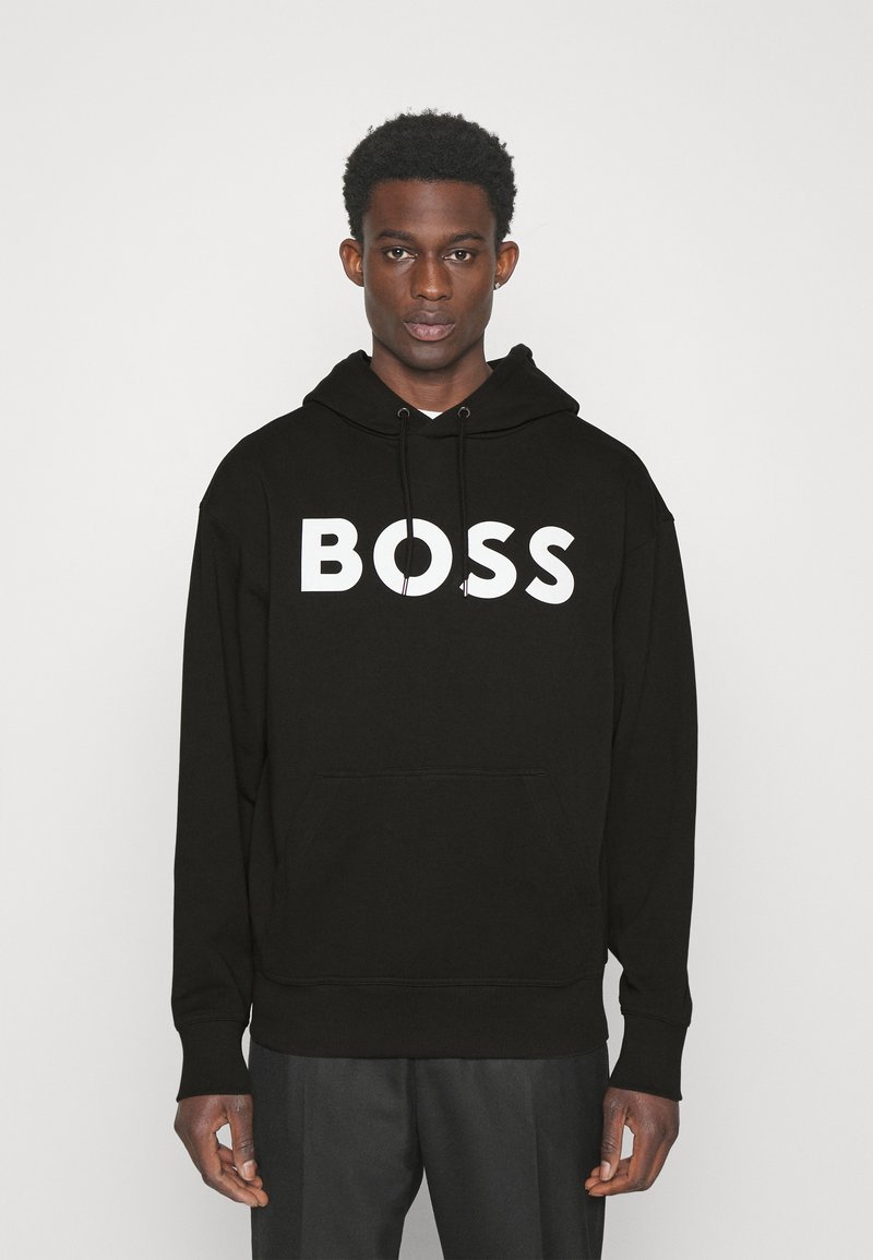 BOSS - BASICHOOD - Kapucni - black, Nagyítás