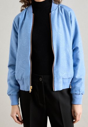 Blouson Bomber - mottled blue
