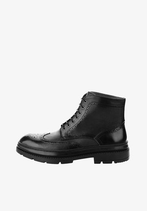 GABAINO - Stivaletti stringati - black