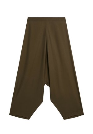 Massimo Dutti, FLOWING BAGGY PANTS - Broek - dark brown