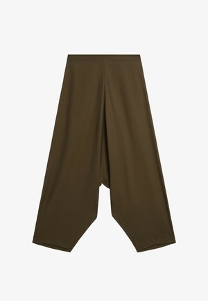 Massimo Dutti, FLOWING BAGGY PANTS - Broek - dark brown
