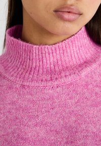 Vero Moda VMPHILLIS LONG  - Pulover - fuchsia pink