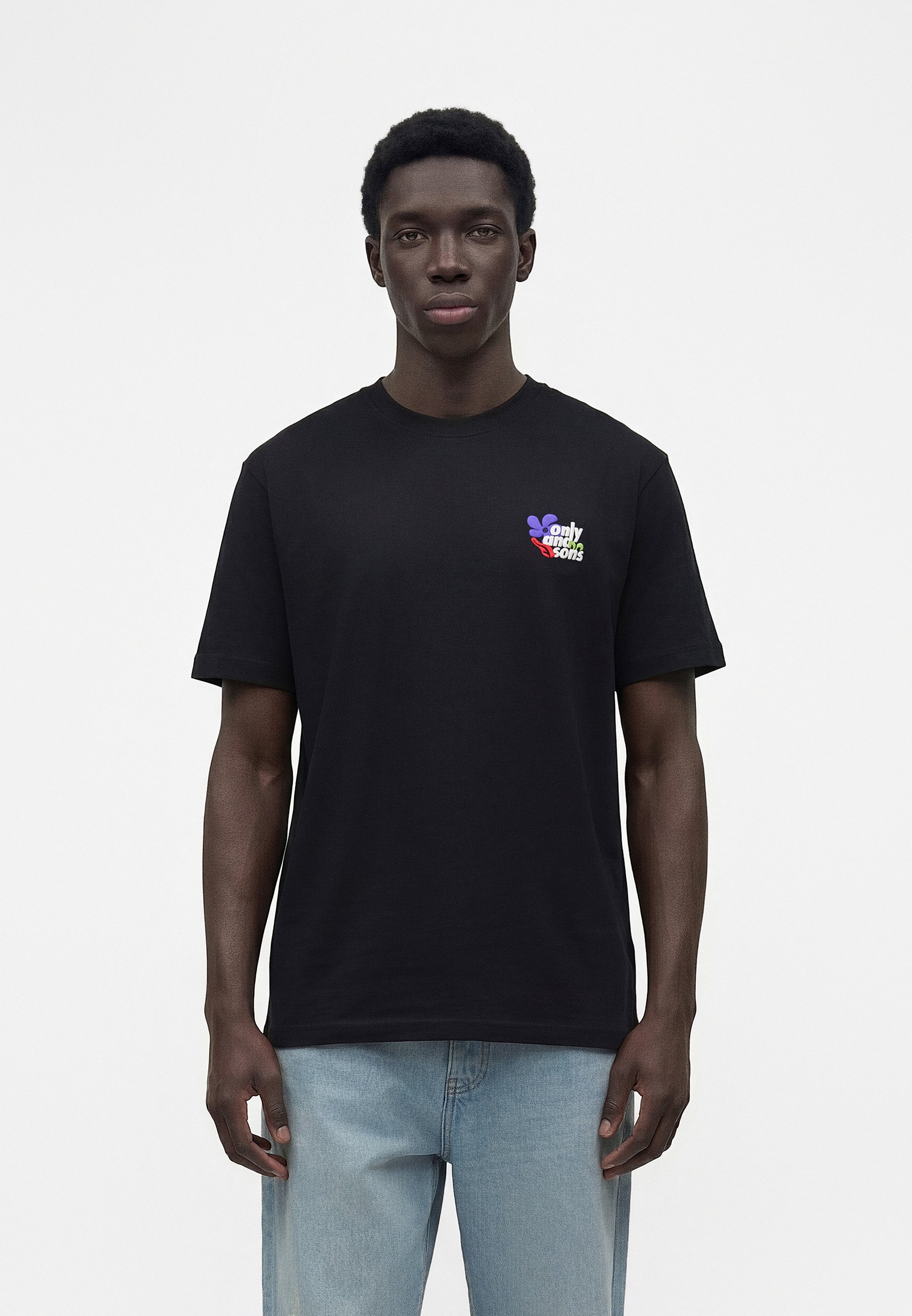 Only & Sons ONSOTTO BASE CAMP TEE - Print T-shirt - black - Zalando.ie
