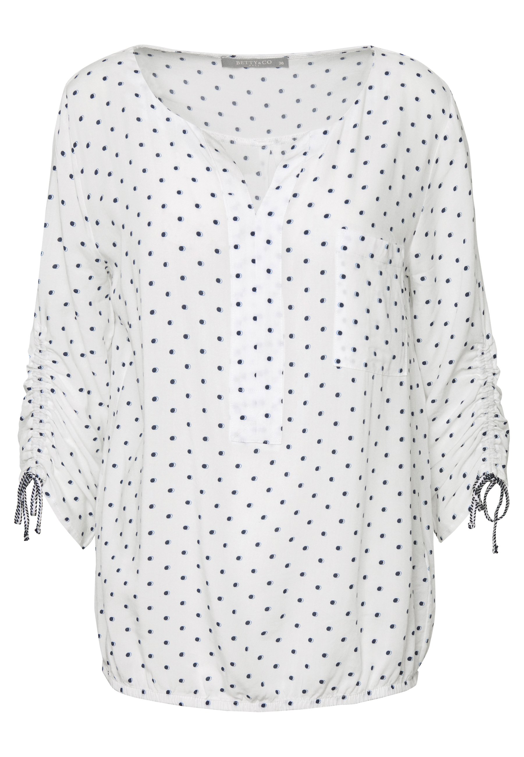 Betty Co Blouse White Blue Wit Zalando Nl