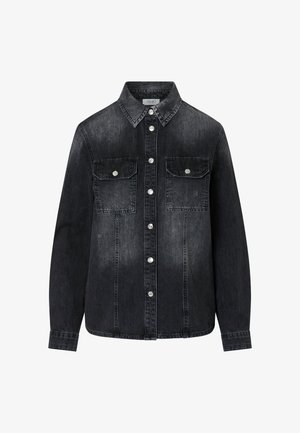 LIU JO, LIU JO SLIM FIT DENIM SHIRT - Πουκαμίσα με κουμπιά - black denim