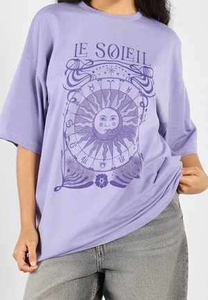 T-shirt imprimé - purple