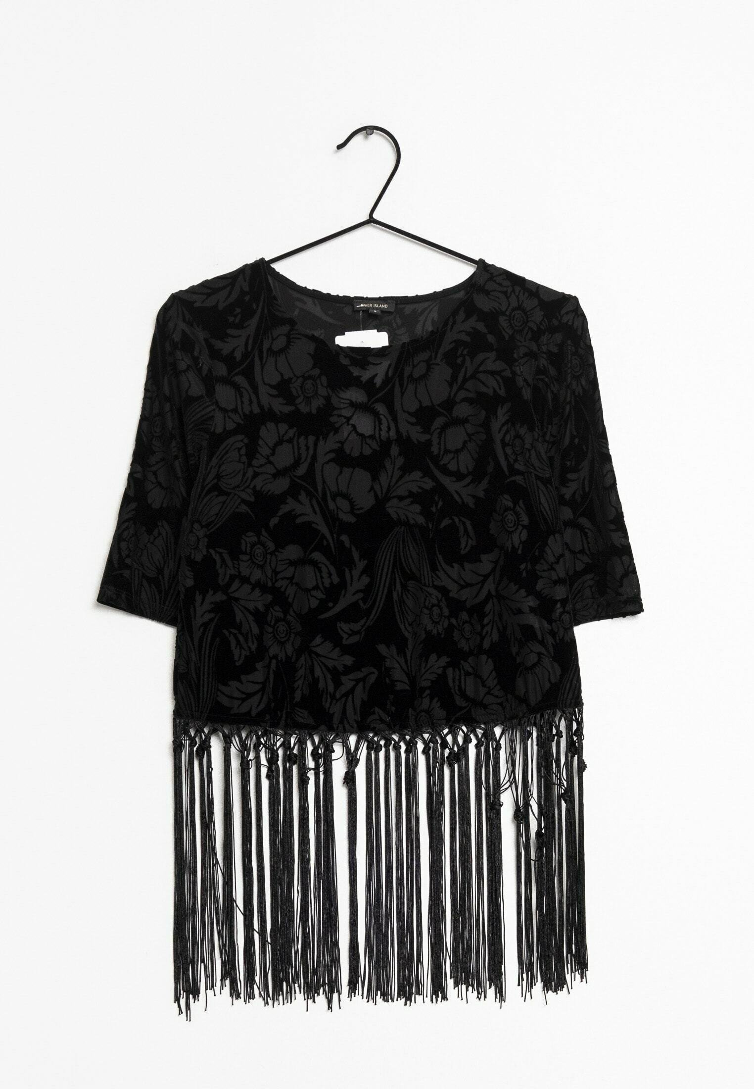 River Island Blouse black (Pre-owned)