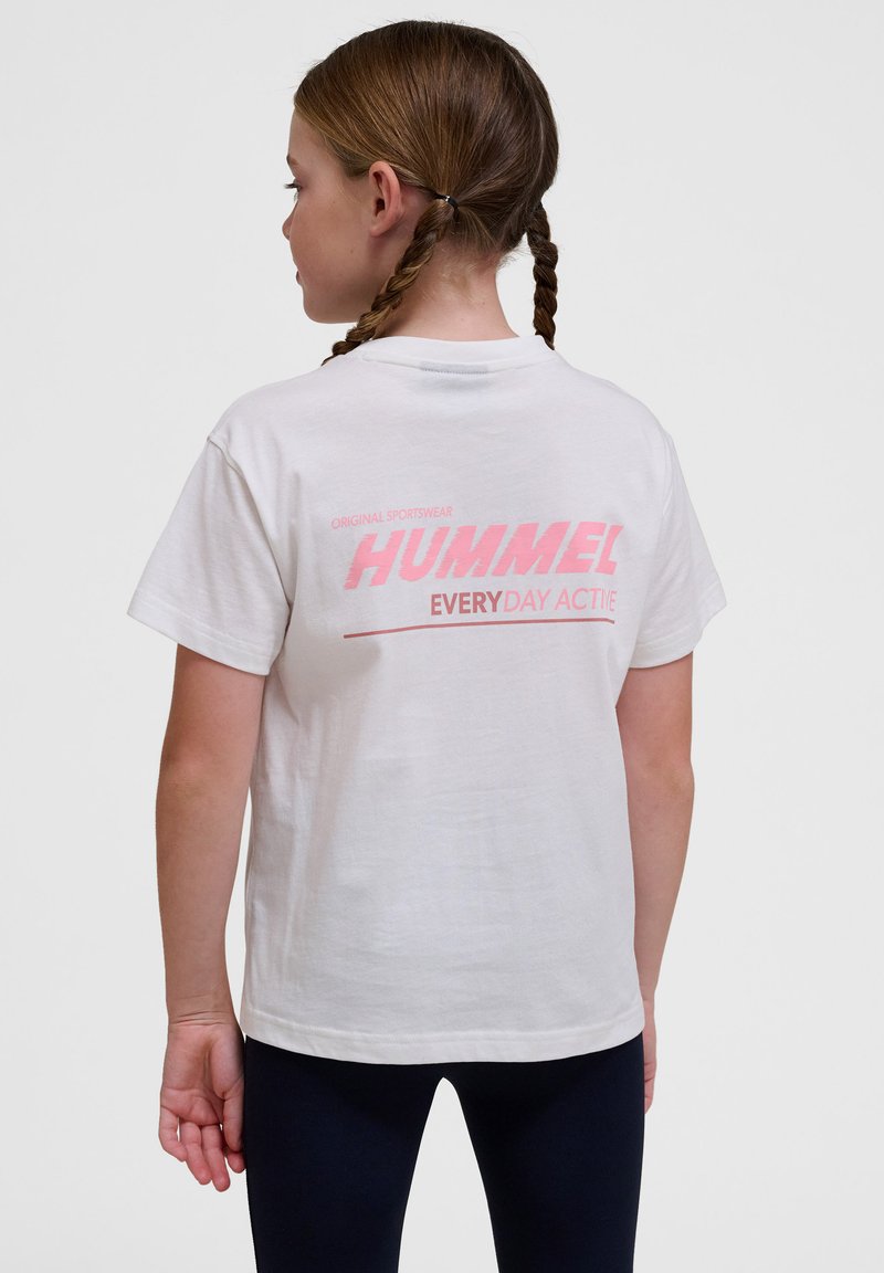 Hummel T-shirt print marshmallow/wit - Main Image