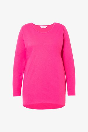 Angel of Style, BEQUEME PASSFORM RUNDHALS - Long sleeved top - hibiscus pink