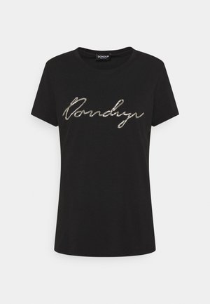 T-shirt print - black