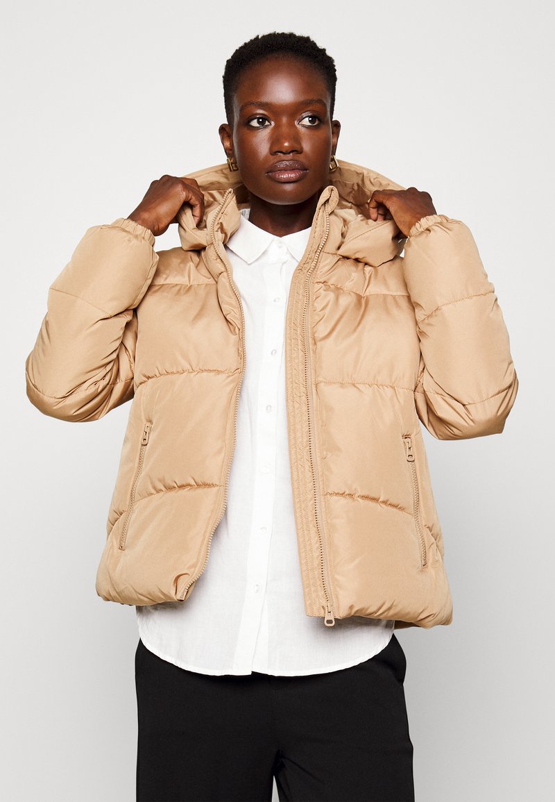 brown short jacket womens