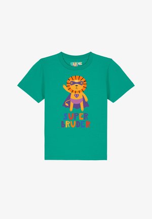 LÖWE SUPERBRUDER - Print T-shirt - go green