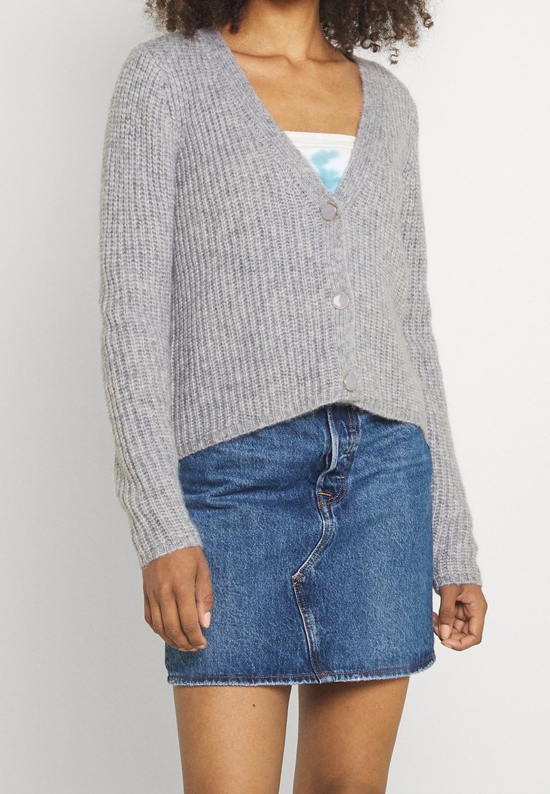 Pieces Kofta - mottled light grey