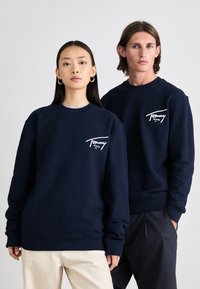 Tommy Jeans ENTRY GRAPHIC CREW - Sudadera - dark night navy