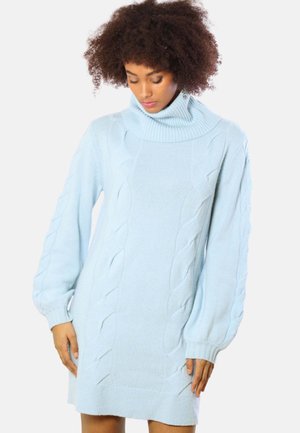 TURTLENECK - Strickkleid - blue