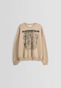Bershka Sweatshirt - camel