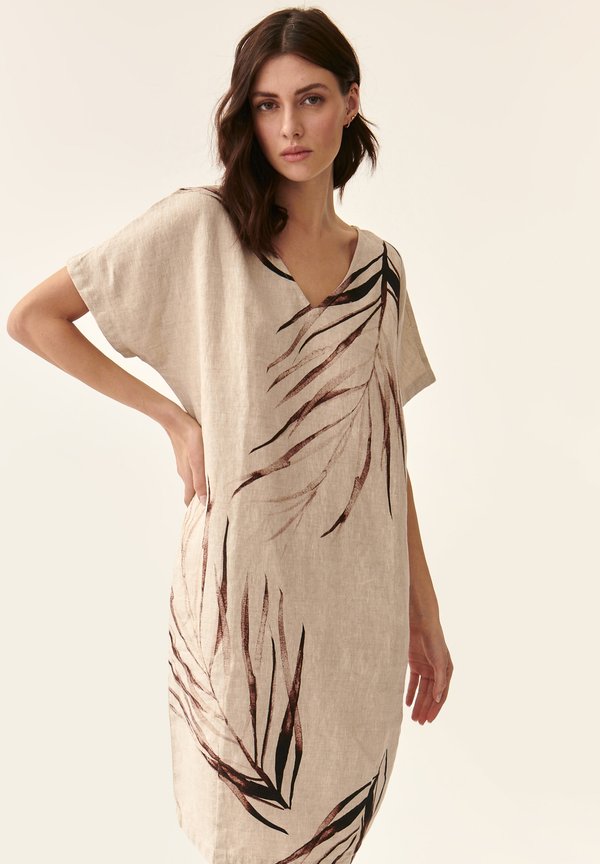 OWERTI - Freizeitkleid - beige melange