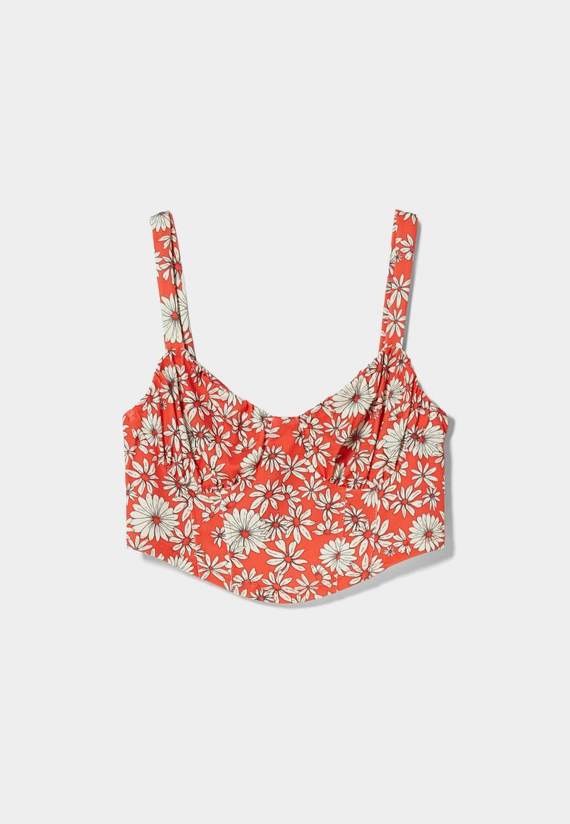 Bershka Top rood Bershka Top rood
