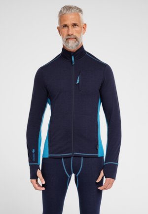 LONG SLEEVE OUTDOOR - Zip-up sweatshirt - blue