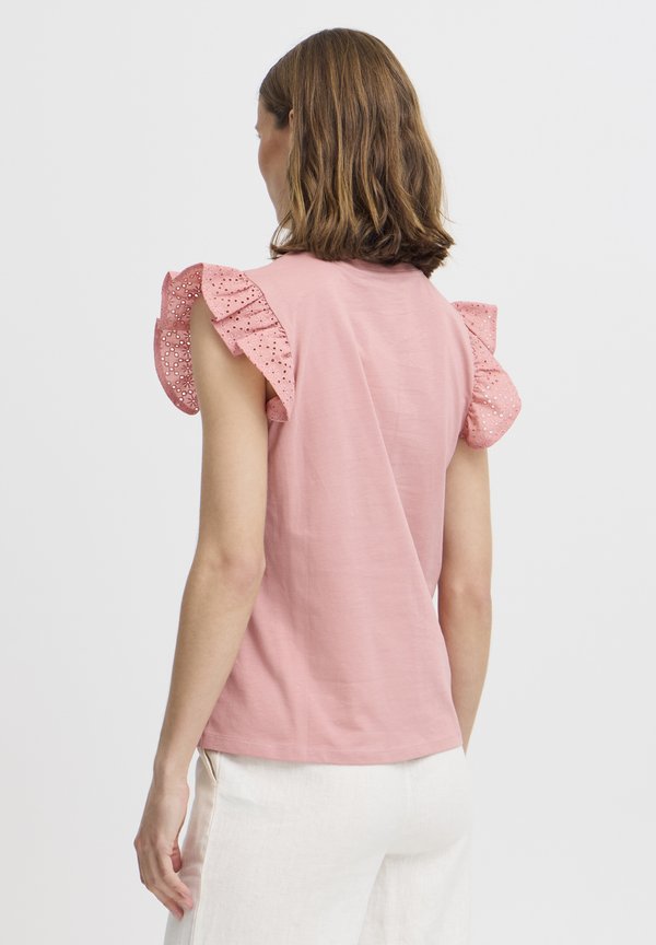 BYRika - Print T-shirt - dusty rose2