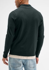 Butcher of Blue CLIFDEN HALF ZIP - Strickpullover - conda green