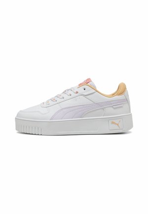 CARINA - Sneakers basse - puma white lilac frost almost apricot