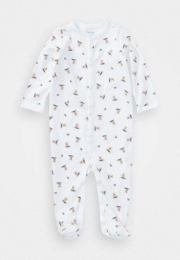 POLO BEAR COTTON COVERALL - Sleep suit