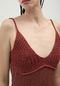 Calliope CROCHET  - Vestito lungo - rosso
