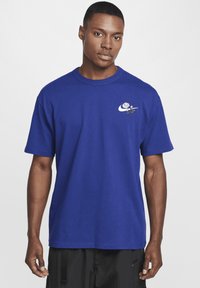 T-Shirt print - blau