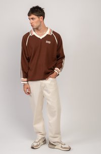Kaotiko RETRO SPORT SOCIETY - Džemperis - brown