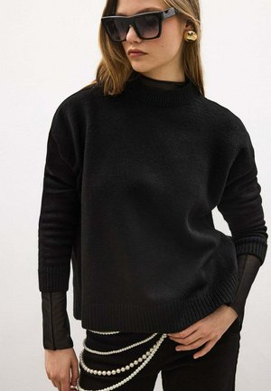 Touché Privé, BASIC KNIT SWEATER - Pullover - black