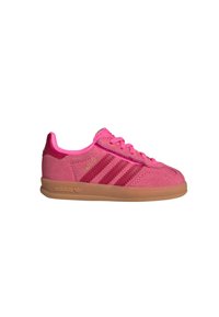 adidas Originals GAZELLE INDOOR CF EL I UNISEX - Chaussures premiers pas - lucid pink   team victory red   gold metallic