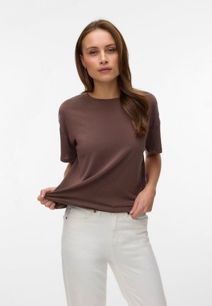 Vero Moda, VMFILLI - T-shirt basique - chocolate martini