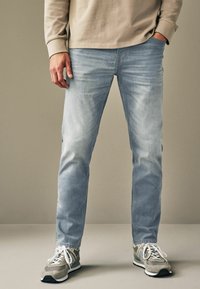 Next - AUTHENTIC STRETCH - Jeans Slim Fit - mottled grey Miniaturebillede 1