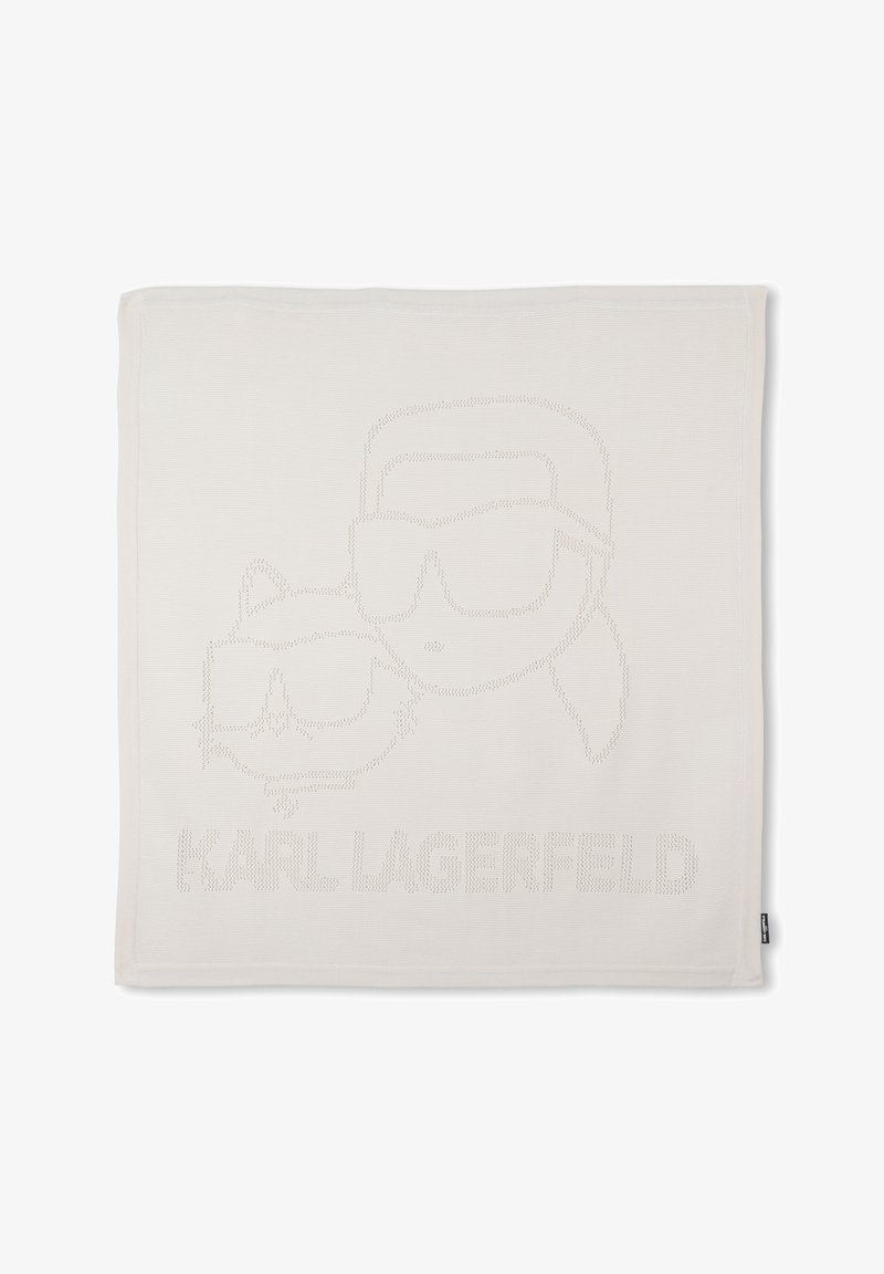KARL LAGERFELD KIDS BLANKET UNISEX - Baby blanket - off white