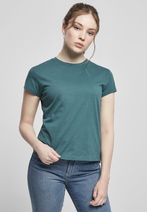 Urban Classics LADIES BASIC BOX TEE - T-shirts - teal