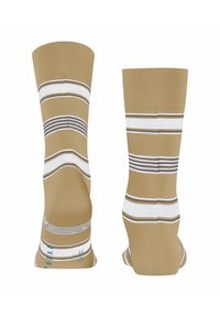 FALKE Marina Stripe - Socken - jute
