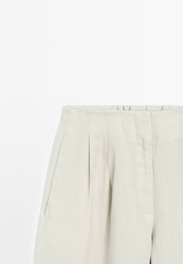 WITH DOUBLE DARTS - Trousers - BEIGE2