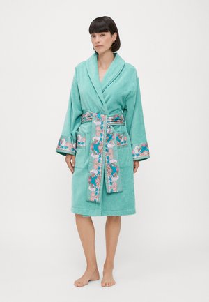 BATHROBE  - Peignoir - sea green/dark sea green