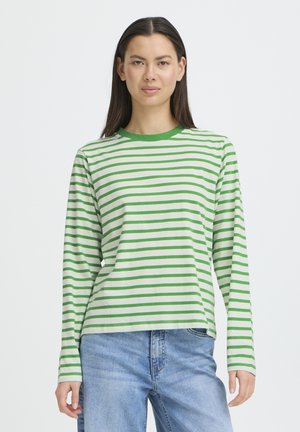 IHMIRA LS4 - T-shirt à manches longues - kelly green cloud dancer