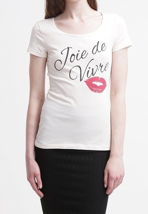 Print T-shirt - light pink